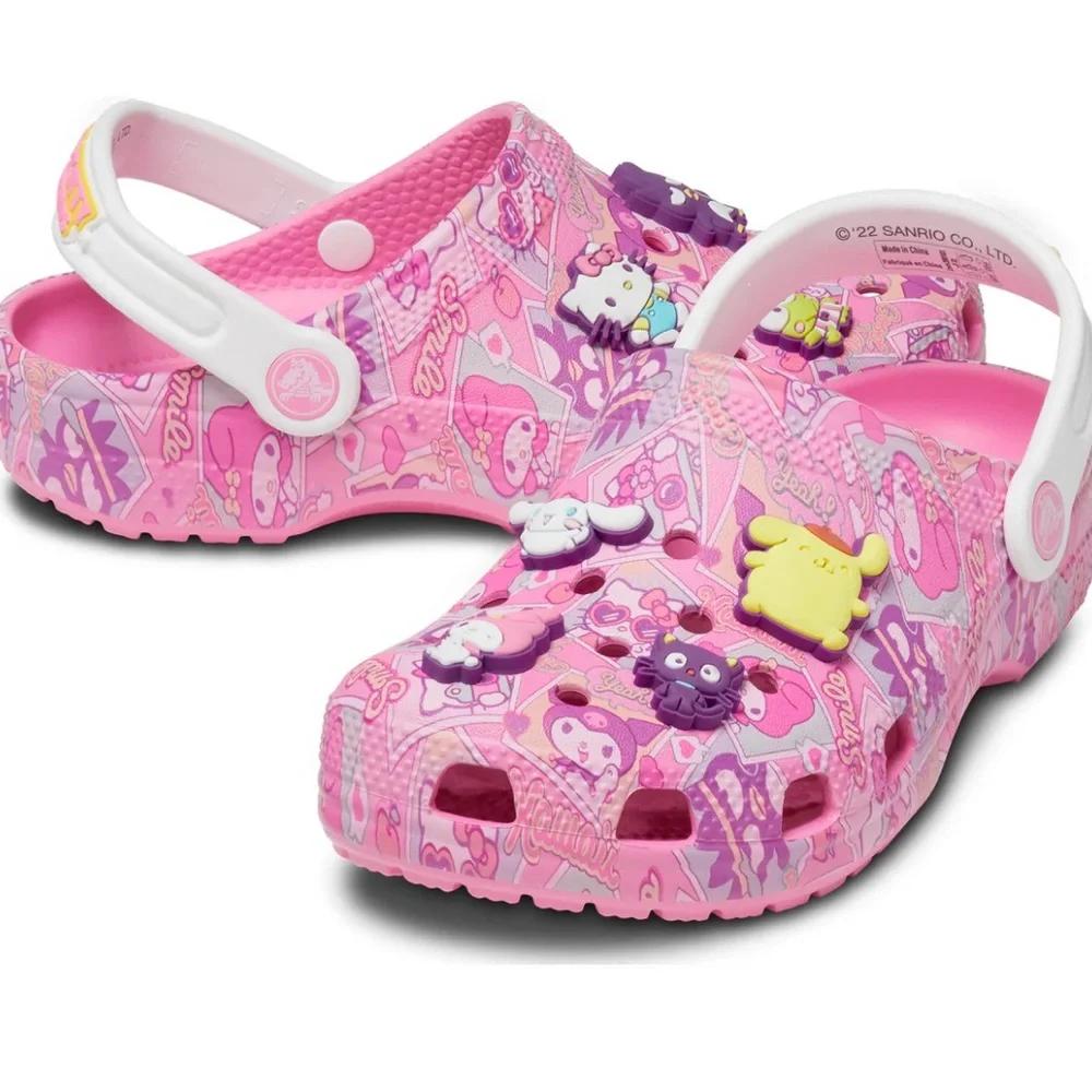 Hello Kitty and Friends x Crocs Big Kids Classic Clog in Size J4 Brand New